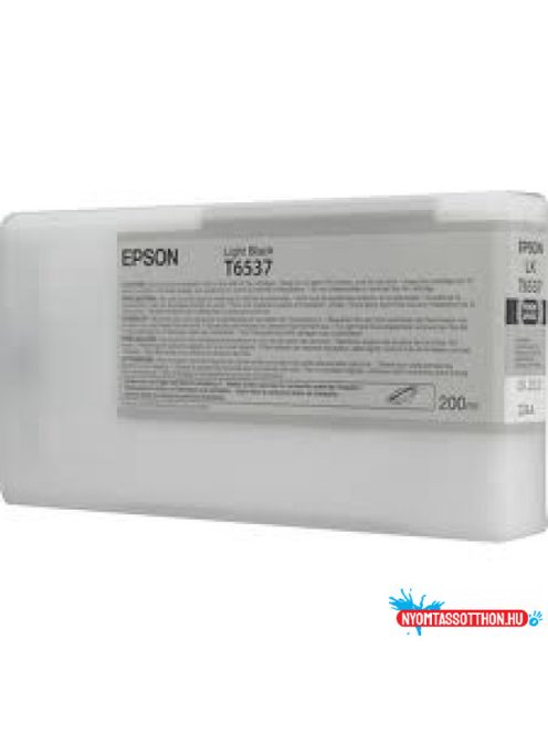 Epson T6537 Patron Light Black 200ml (Eredeti)