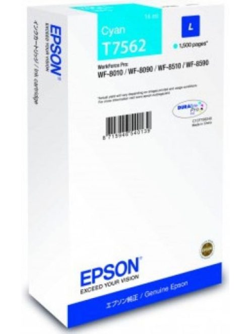 Epson T7562 Patron Cyan 1500 oldal (Eredeti)