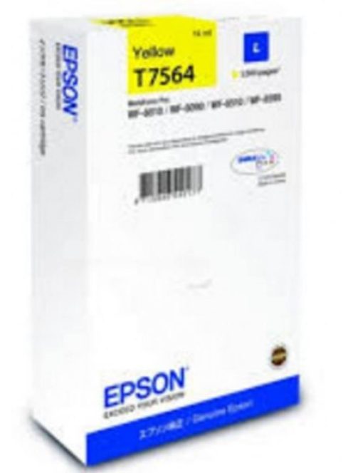 Epson T7564 Patron Yellow 1500 oldal (Eredeti)