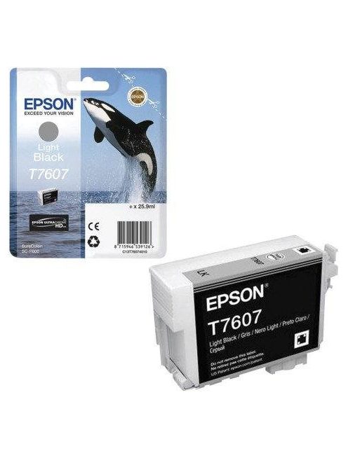 Epson T7607 Patron Light Bk 26ml (Eredeti)