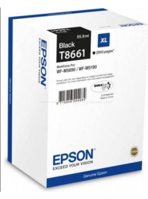 Epson T8661 Patron Black 2500 oldal (Eredeti)