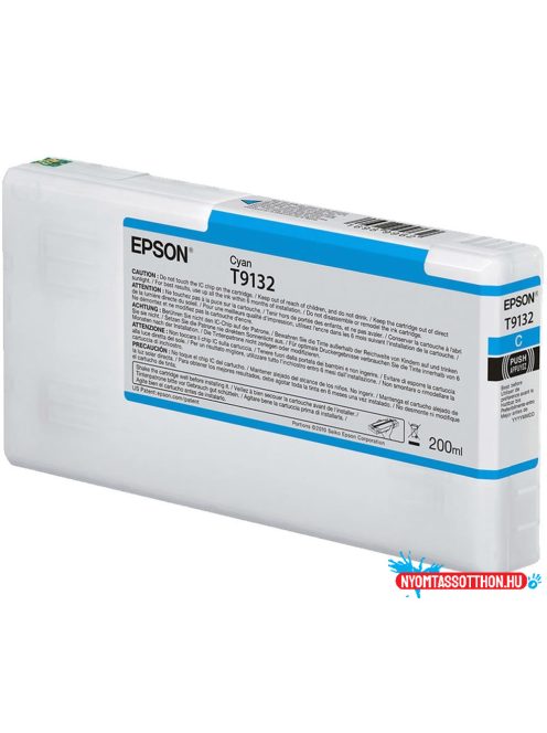 Epson T9132 Patron Cyan 200ml (Eredeti)