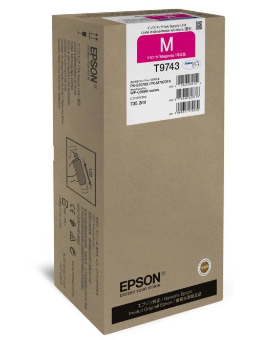 Epson T9743 Patron Magenta 84K (Eredeti)