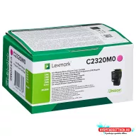 Lexmark C2320M0 Magenta toner 1.000 oldal (Eredeti)