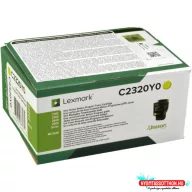 Lexmark C2320Y0 Yellow toner 1.000 oldal (Eredeti)