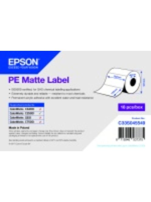 Epson 102mm*152mm, 185 inkjet címke
