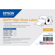 Epson BOPP High Gloss címke 102mm*76mm, 1890 címke/tekercs - C33S045703