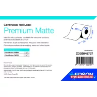Epson Premium Matte folytonos címketekercs 105mm*35fm - C33S045727