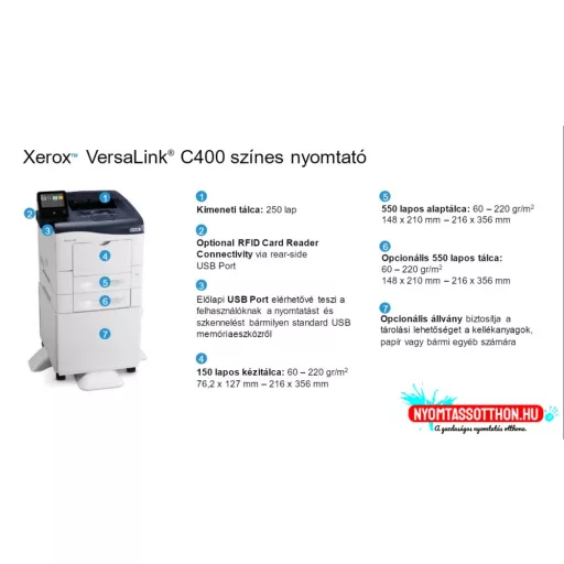 Xerox VersaLink C400DN színes nyomtató