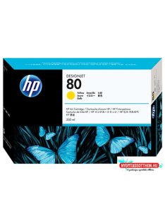 HP C4848A Patron Yellow 350ml No.80 (Eredeti)