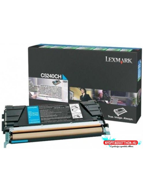 Lexmark C524/534 High Return Toner Cyan 5.000 oldal (Eredeti) C5240CH