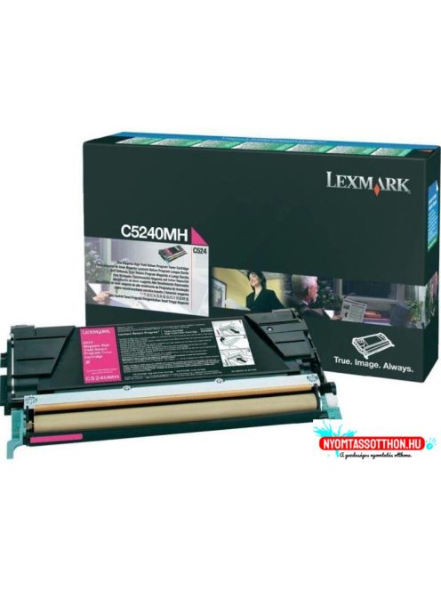 Lexmark C524/534 High Return Toner Magenta 5.000 oldal (Eredeti) C5240MH