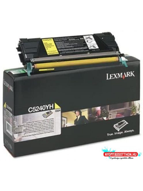 Lexmark C524/534 High Return Toner Yellow 5.000 oldal (Eredeti) C5240YH