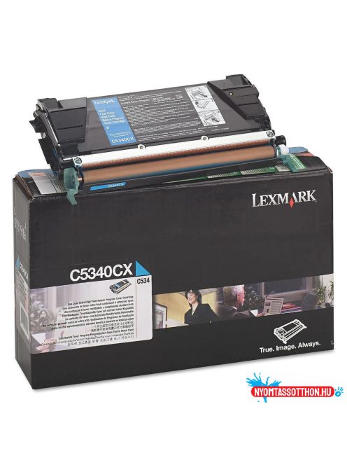 Lexmark C534 Return Toner Cyan 7.000 oldal (Eredeti) C5340CX