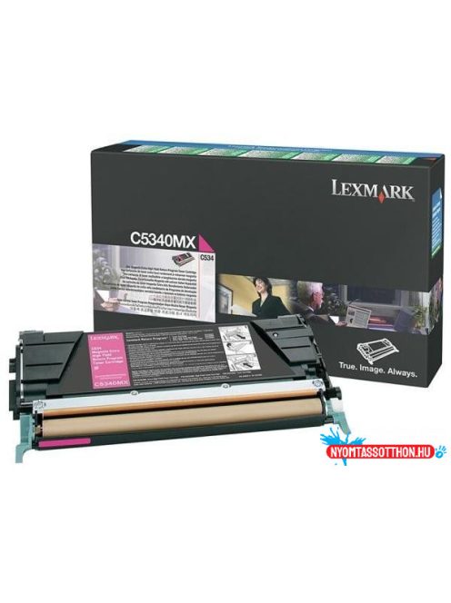 Lexmark C534 Return Toner Magenta 7.000 oldal (Eredeti) C5340MX