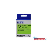 Epson LK-5GBF Black/Green 18mm szalag (9m)