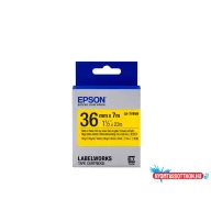 Epson LK-7YBVN címkeszalag Black/Yellow 36mm szalag(7m)