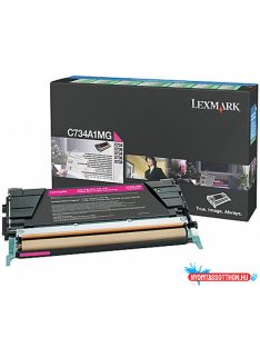   Lexmark C734/X734 Return Toner Magenta 6.000 oldal (Eredeti) C734A1MG