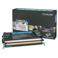 Lexmark C73x/X73x Cyan Toner Cartridge High Retu (Eredeti)