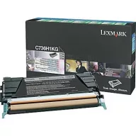   Lexmark C736/X736/738 High Return Toner Black 12.000 oldal (Eredeti) C736H1KG