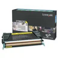   Lexmark C736/x736/738 High Return Toner Yellow 10.000 oldal (Eredeti) C736H1YG