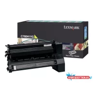   Lexmark C78x/X782 High Return Toner Yellow 10.000 oldal (Eredeti) C780H1YG
