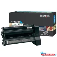   Lexmark C782/X782e Extra High Return Toner Cyan 15.000 oldal (Eredeti) C782X1CG