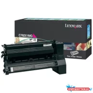   Lexmark C782/X782e Extra High Return Toner Magenta 15.000 oldal (Eredeti) C782X1MG