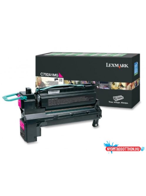 Lexmark C792/X792 Return Toner Magenta 6.000 oldal (Eredeti) C792A1MG