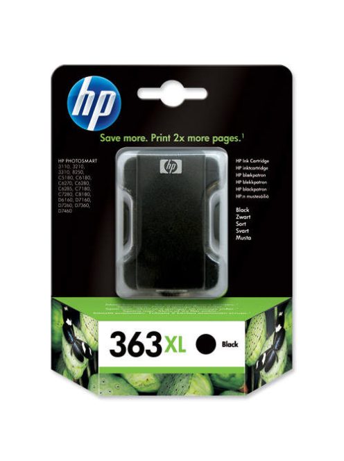 HP C8719EE black XL méret, No. 363 tintapatron (db) (Eredeti)