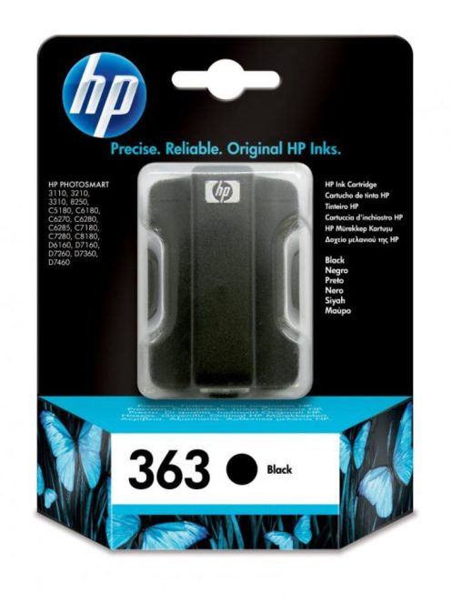 HP C8721EE Patron Black No.363 (Eredeti)