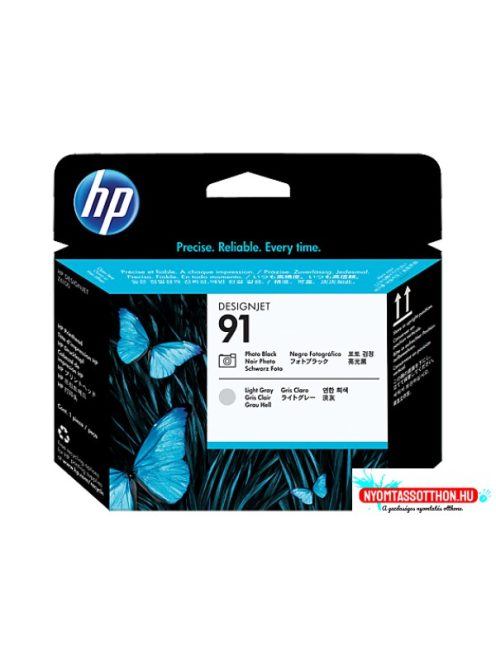 HP C9463A P.head Ph.Bk&L.Gr No.91 (Eredeti)