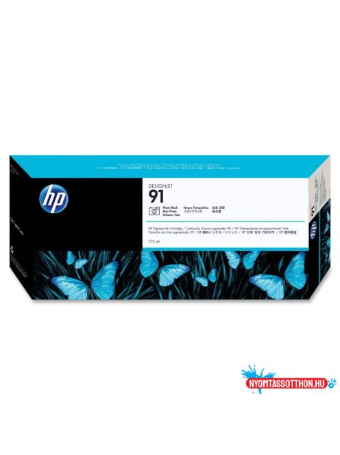 HP C9465A Patron Ph.Black 775ml No.91 (Eredeti)