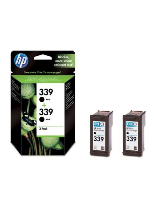 HP C9504EE Patron Black 2-pack No.339 (Eredeti)