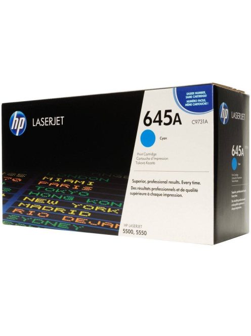 HP C9731A Toner Cyan 12.000 oldal No.645A (Eredeti)