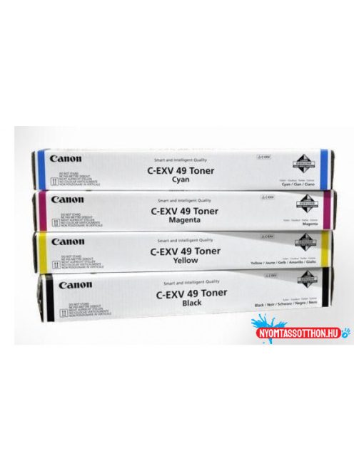 Utángyártott CANON CEXV49 Toner, Yellow 19000 oldal* kapacitás INTEGRAL*