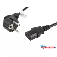   Lanberg CA-C13C-11CC-0018-BK IEC320 C13 10A fekete tápkábel 1,8m