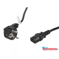   Lanberg CA-C13C-11CC-0050-BK IEC320 C13 10A fekete tápkábel 5m
