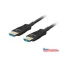 Lanberg CA-HDMI-30FB-0500-BK HDMI 2.1 apa-apa fekete aktív optikai AOC kábel 50m
