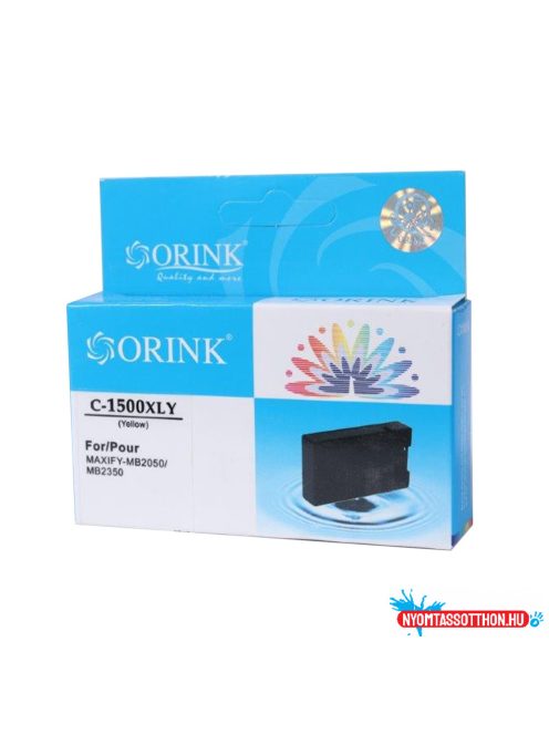 Canon PGI1500XL tintapatron yellow ORINK (utángyártott)