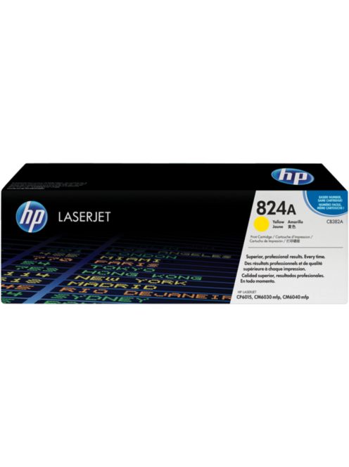 HP CB382A Toner Yellow 21.000 oldal No.824A (Eredeti)