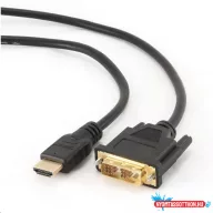 KÁBEL Gembird HDMI M-DVI M 1,8m aranyozott