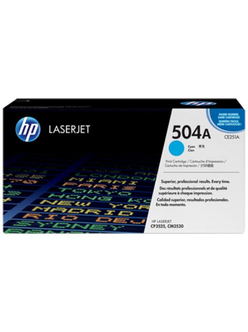 HP CE251A Toner Cyan 7.000 oldal No.504A (Eredeti)