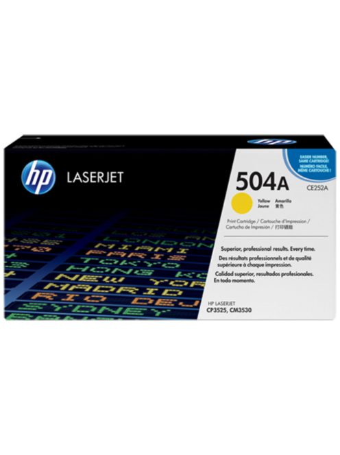 HP CE252A Toner Yellow 7.000 oldal No.504A (Eredeti)