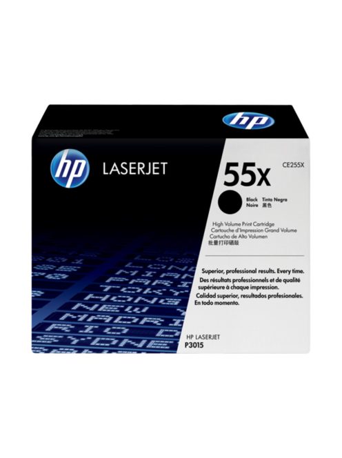 HP CE255X Toner Black 12.500 oldal No.55X (Eredeti)