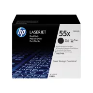 HP CE255XD Toner Black 2x12.500 oldal No.55XD (Eredeti)