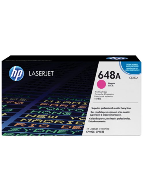 HP CE263A Toner Magenta 11.000 oldal No.648A (Eredeti)