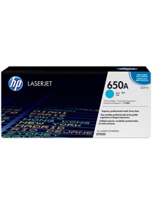 HP CE271A Toner Cyan 15.000 oldal No.650A (Eredeti)