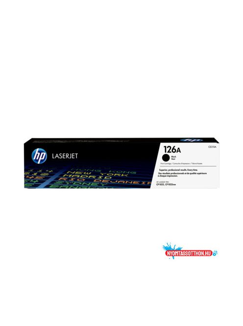 HP CE310A Toner Black 1.200 oldal No.126A (Eredeti) - LEJÁRT 2022-07-07