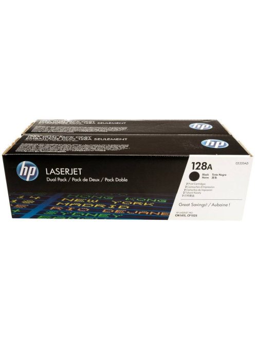 HP CE320AD Toner Black 2x2.000 oldalNo.128A (Eredeti)